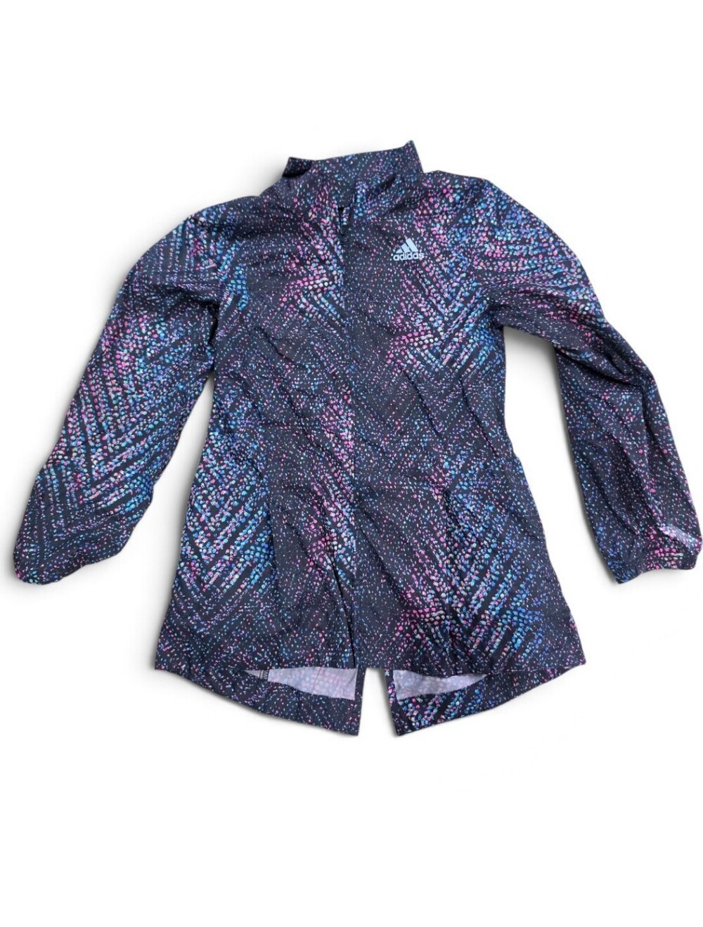Nwot Adidas multi Jacket Size 7/8 Girls Athletic